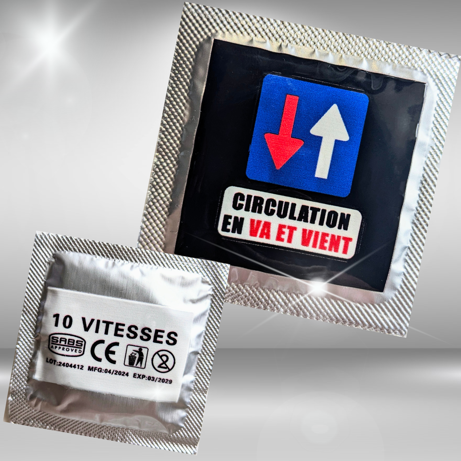 Capotes amusantes pour soirées décontractées
Préservatifs drôles qui éveillent le sourire